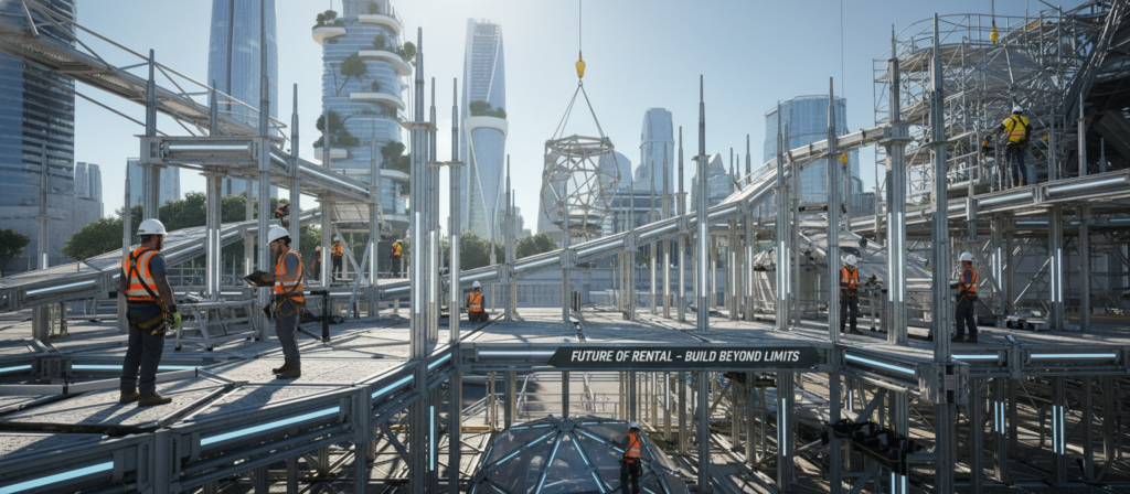 perspectivas do futuro para aluguel de andaimes