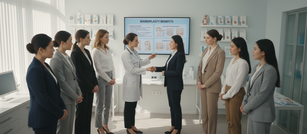 quem se beneficia da mamoplastia