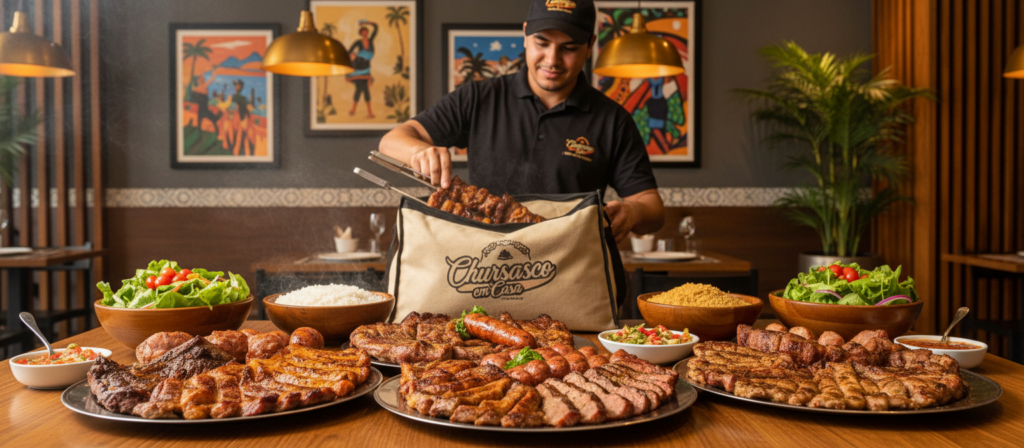 rodízio de churrascaria no delivery